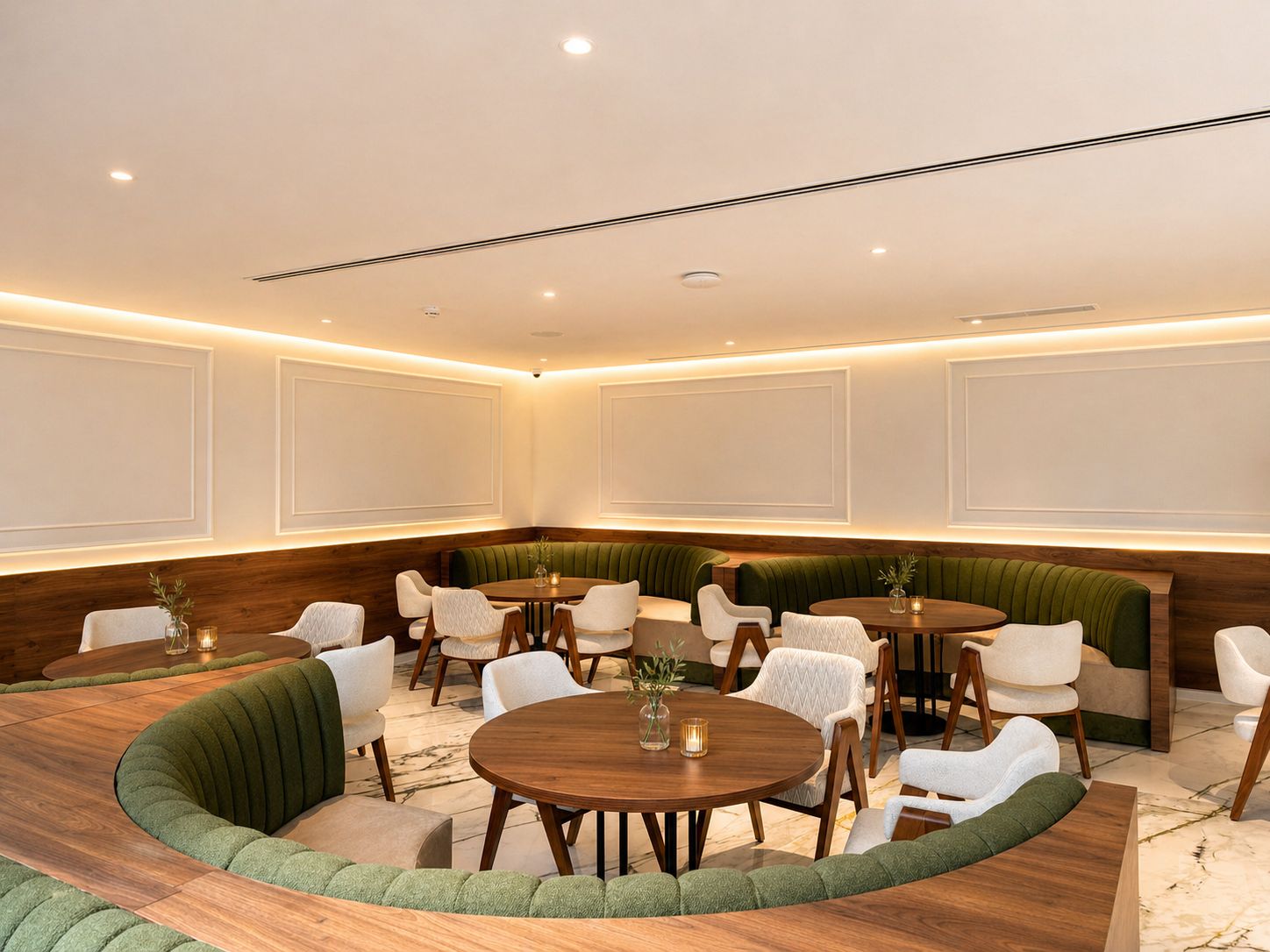 The dining room of La Fuga
